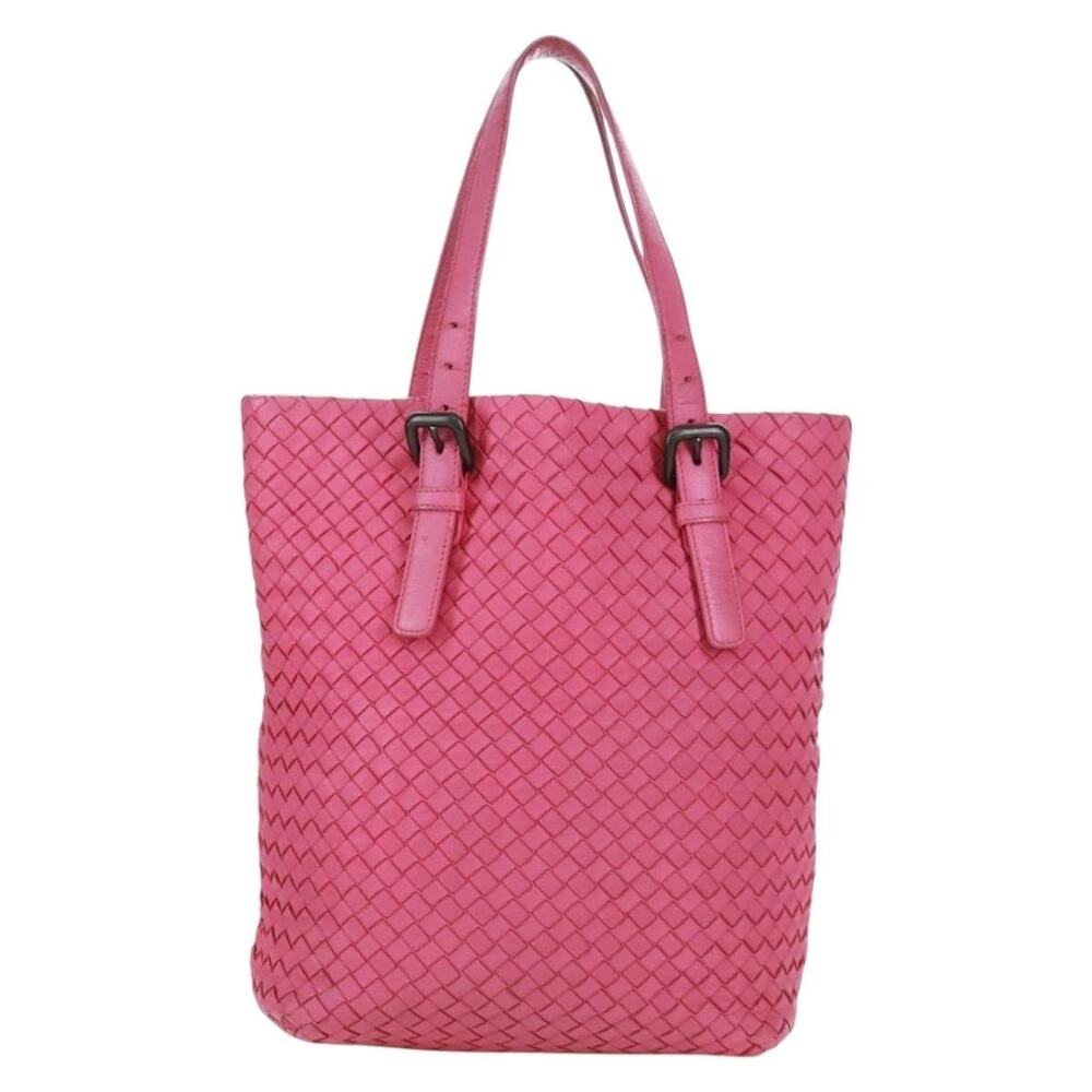 Bottega Veneta Intrecciato Handbag Pink